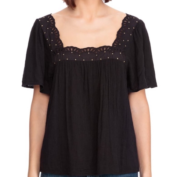Sezane Tops - Sezane square neck top